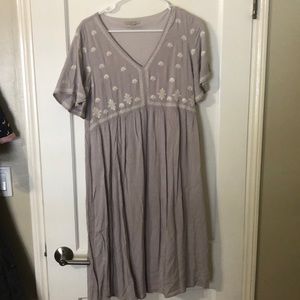 Piper and Scoot embroidered dress NWOT